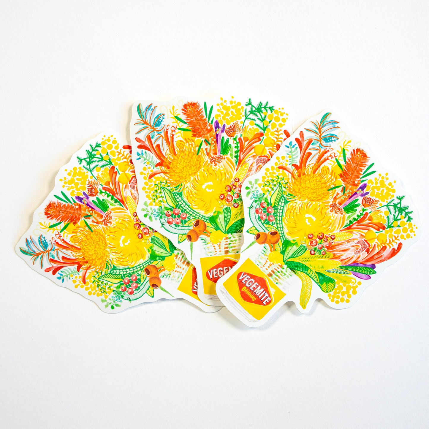 Vegemite Bouquet Vinyl Sticker