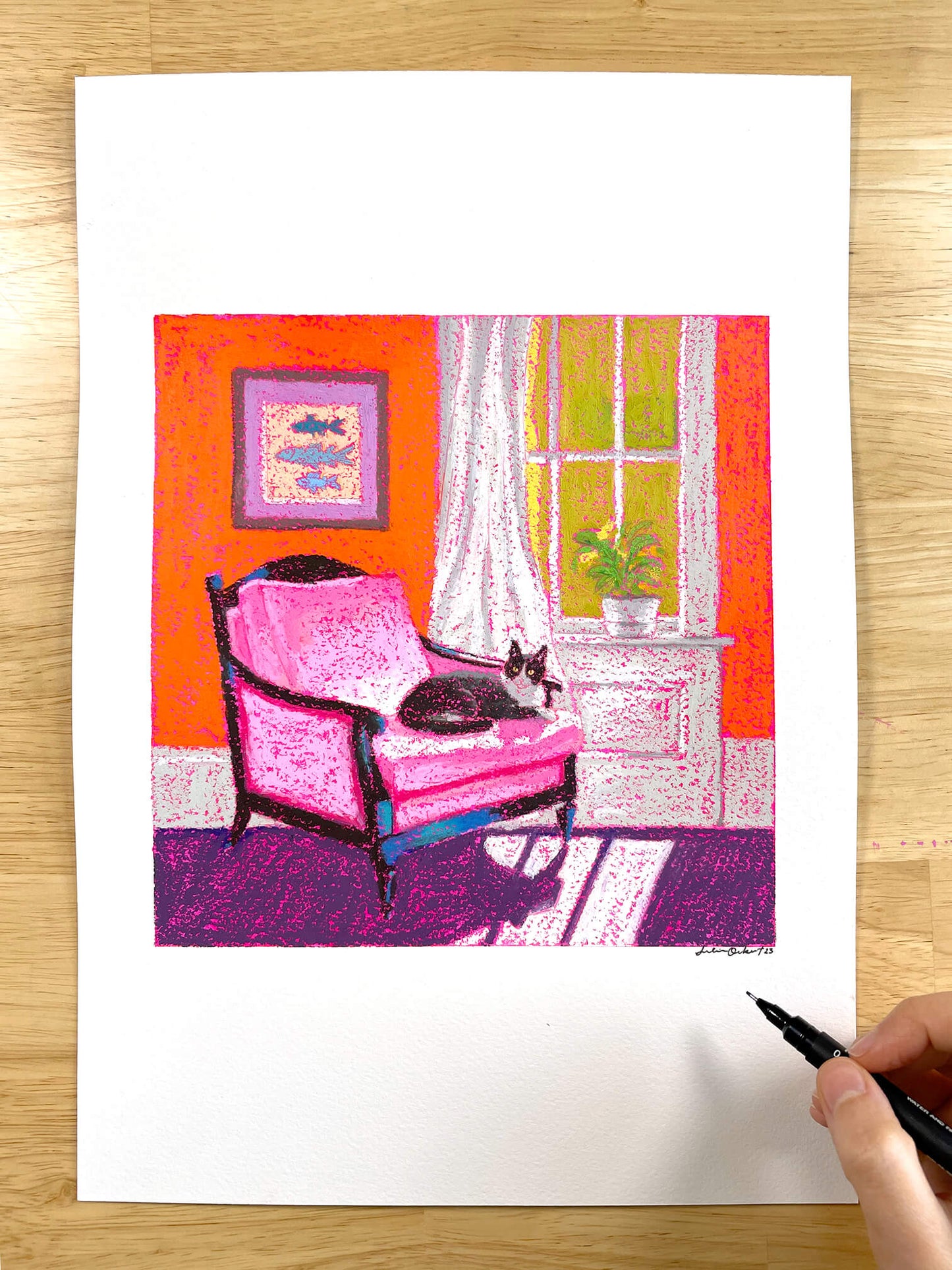 The Cat's Abode Original Artwork