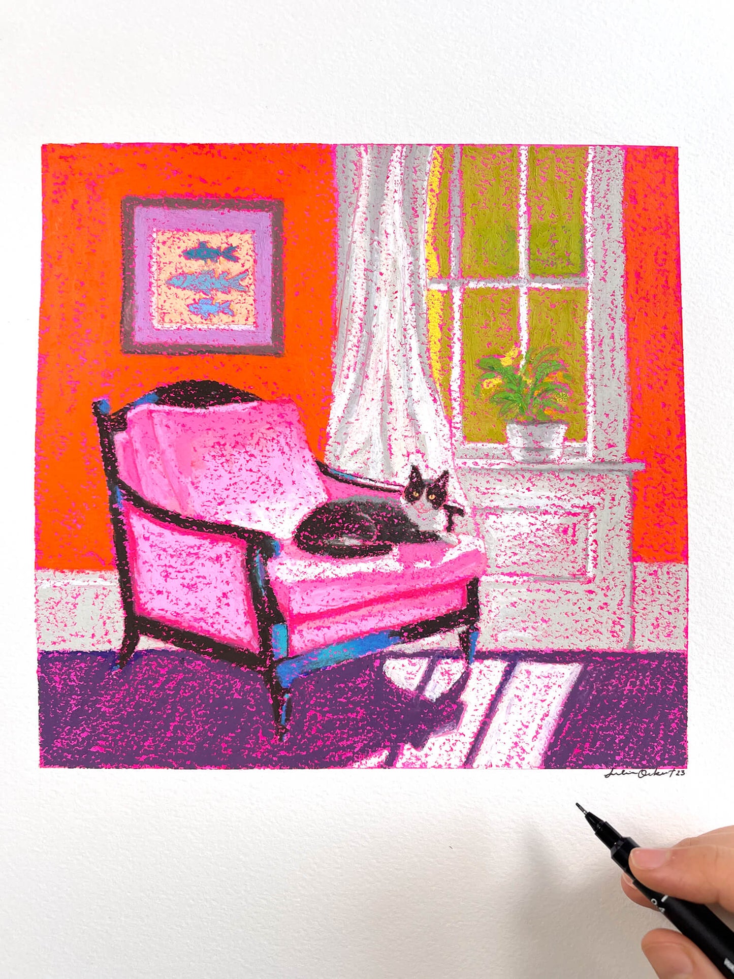The Cat's Abode Original Artwork