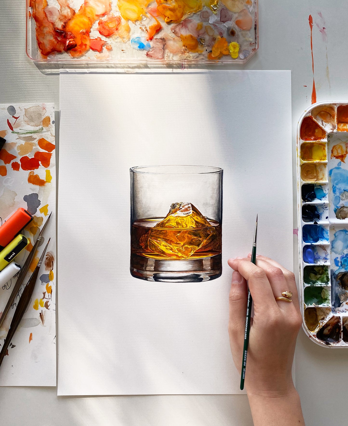 Watercolour Cocktail Commission