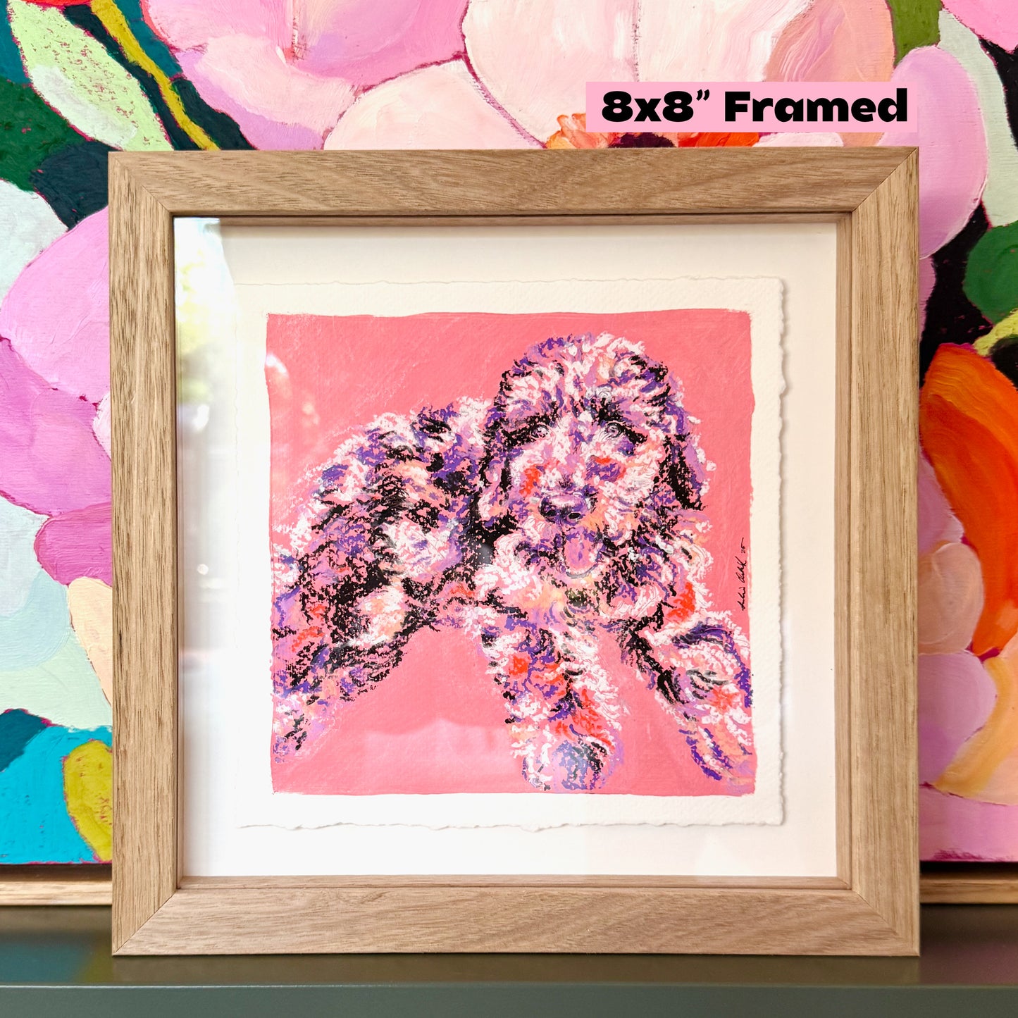 Oil Pastel Pet Commission