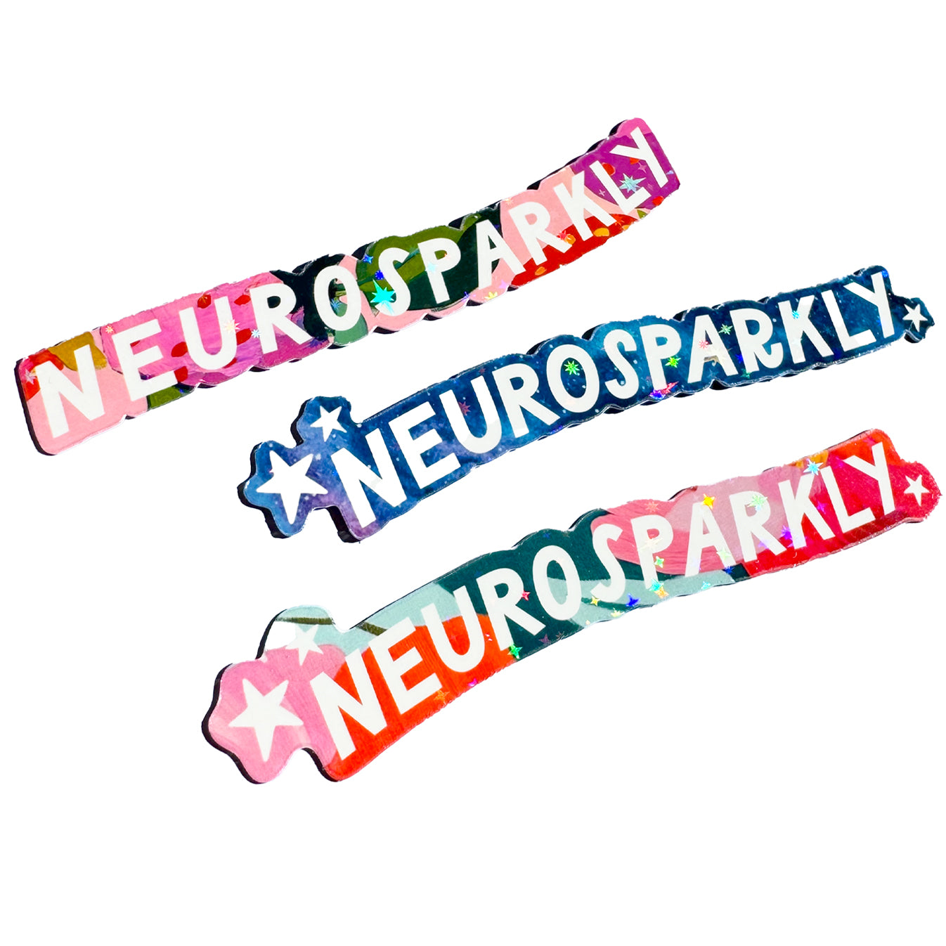 Neurosparkly (3 Designs) Vinyl Sticker