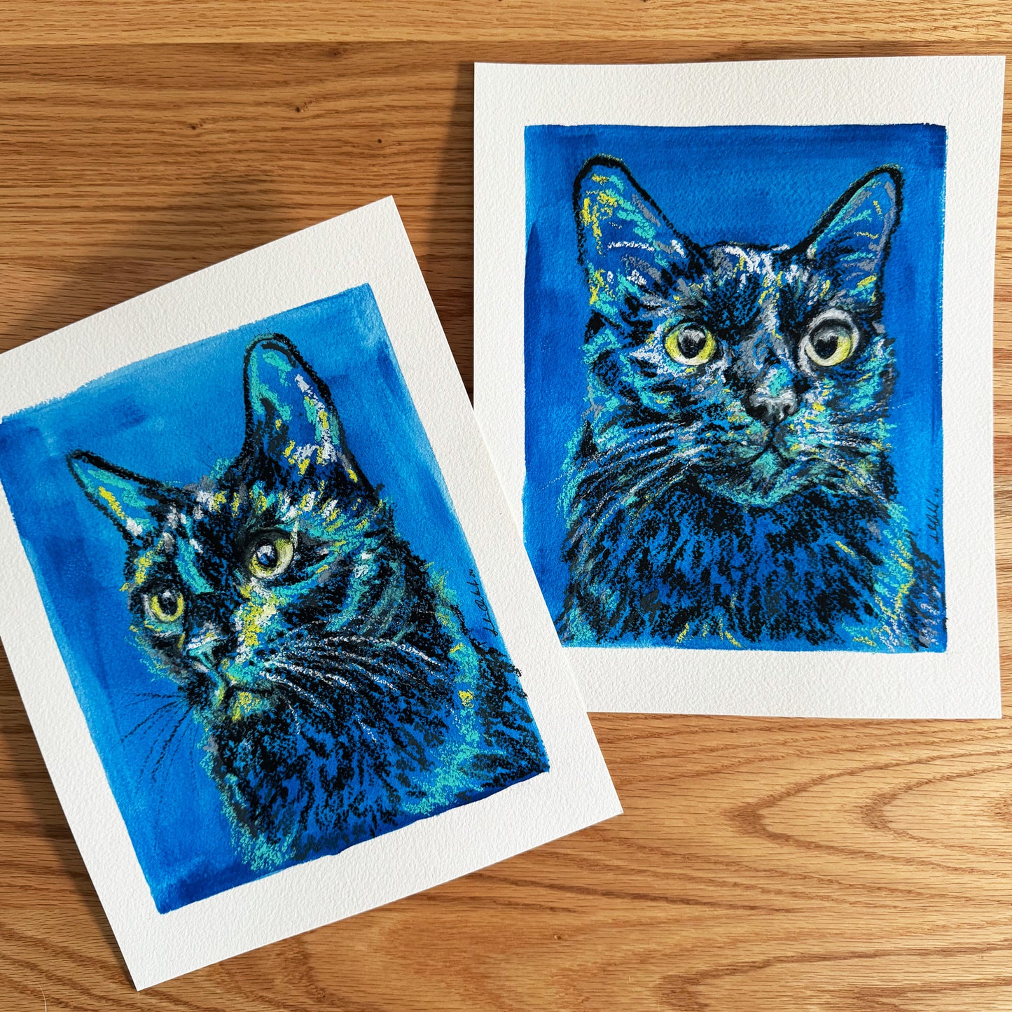 Oil Pastel Pet Commission