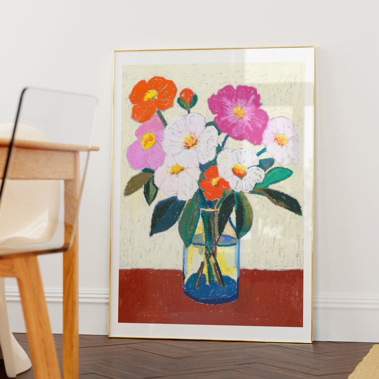 Gathered Garden Bouquet Print