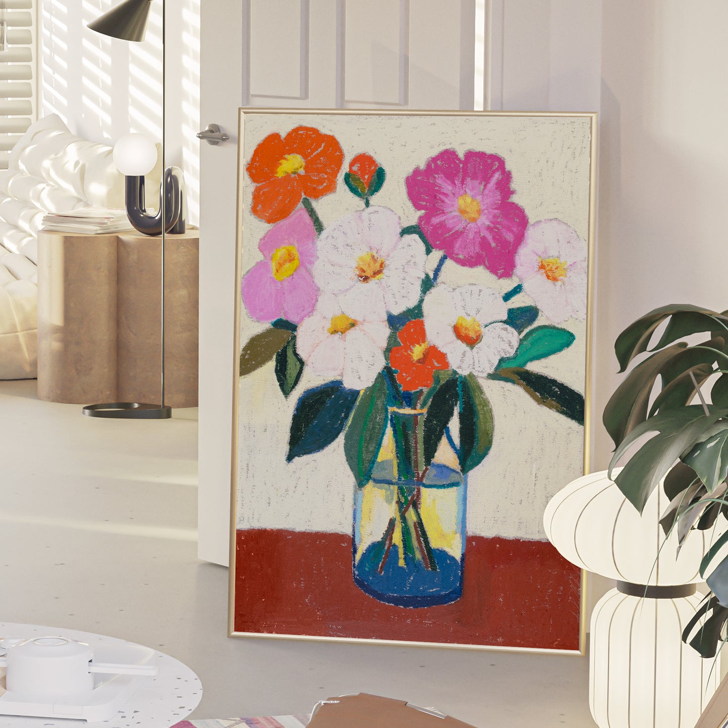 Gathered Garden Bouquet Print
