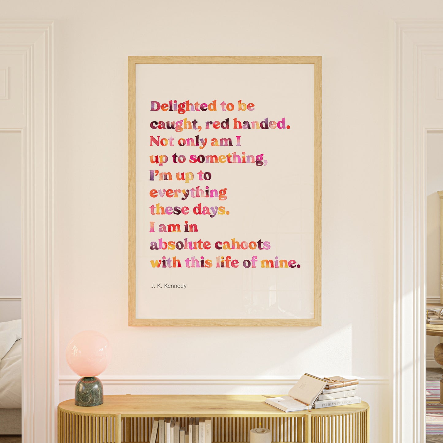 In Absolute Cahoots Poem Print