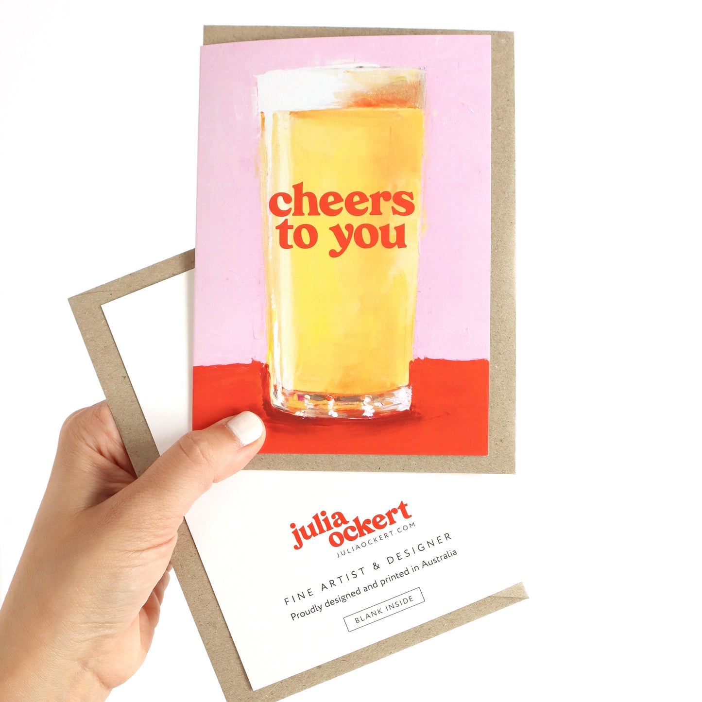 Cheers To You (Aussie Beer) Greeting Card
