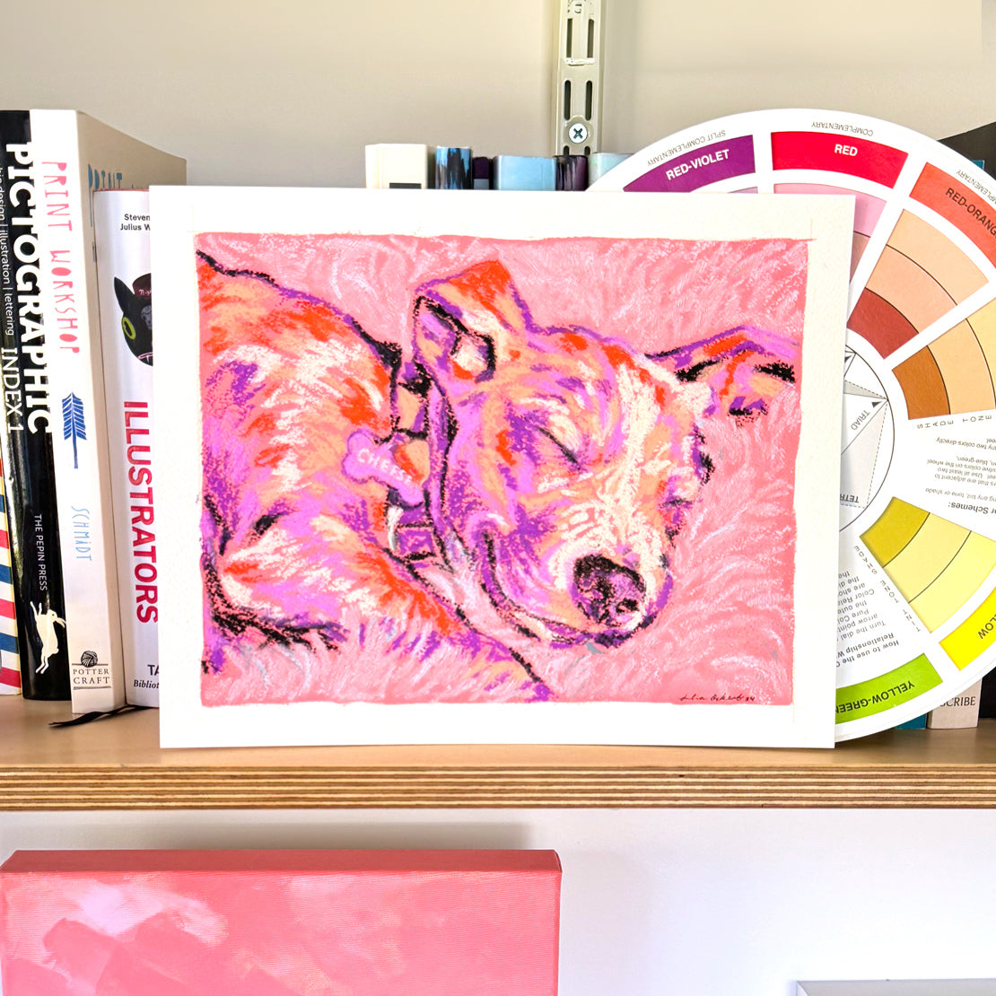 Oil Pastel Pet Commission
