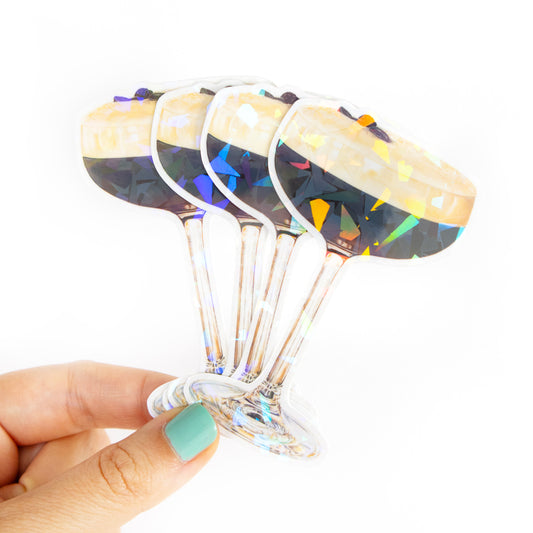 Espresso Martini Cocktail Prism Vinyl Sticker