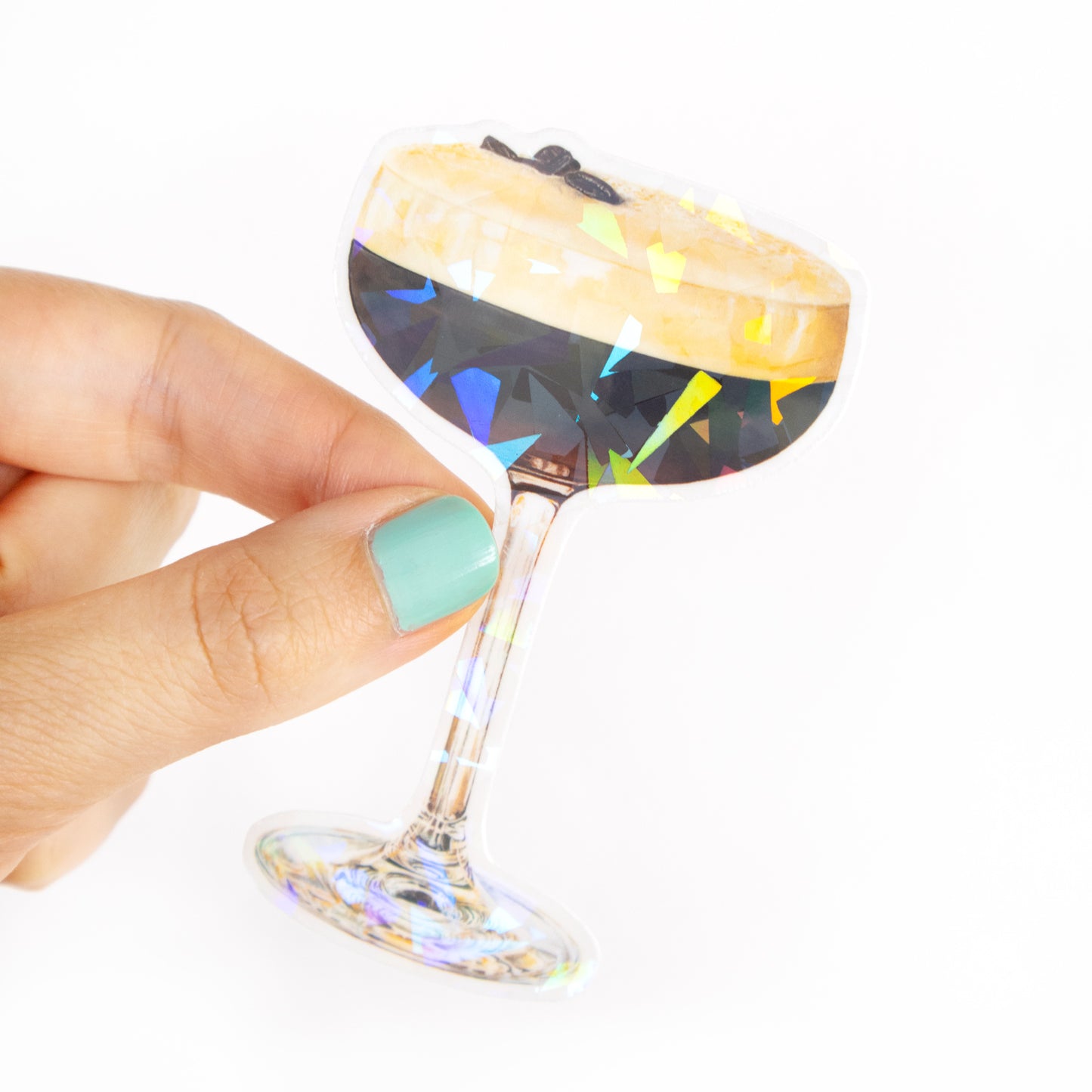 Espresso Martini Cocktail Prism Vinyl Sticker