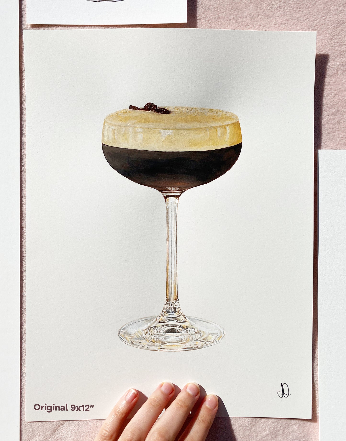 Watercolour Cocktail Commission