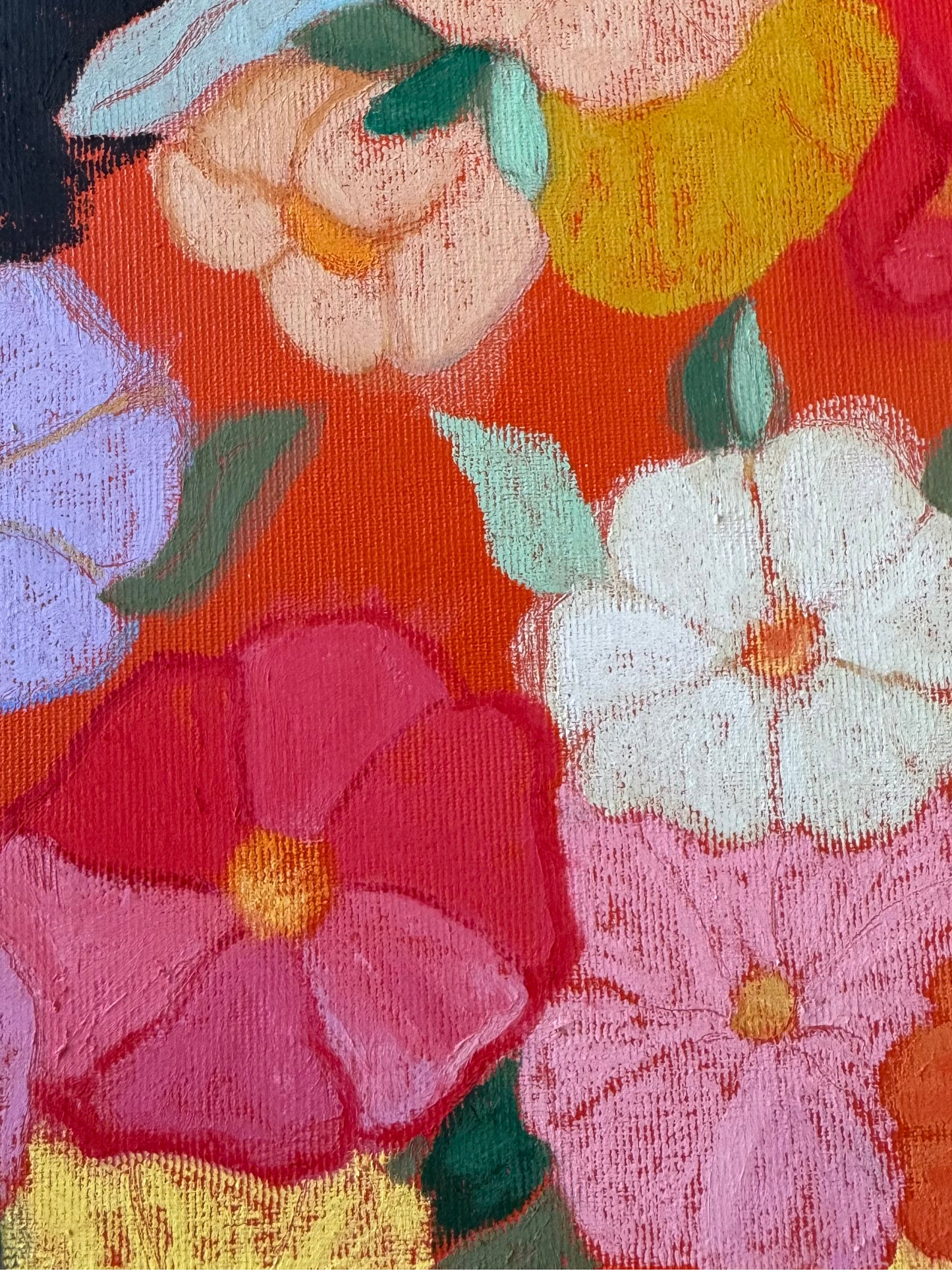 Midnight Moonflowers Original Artwork