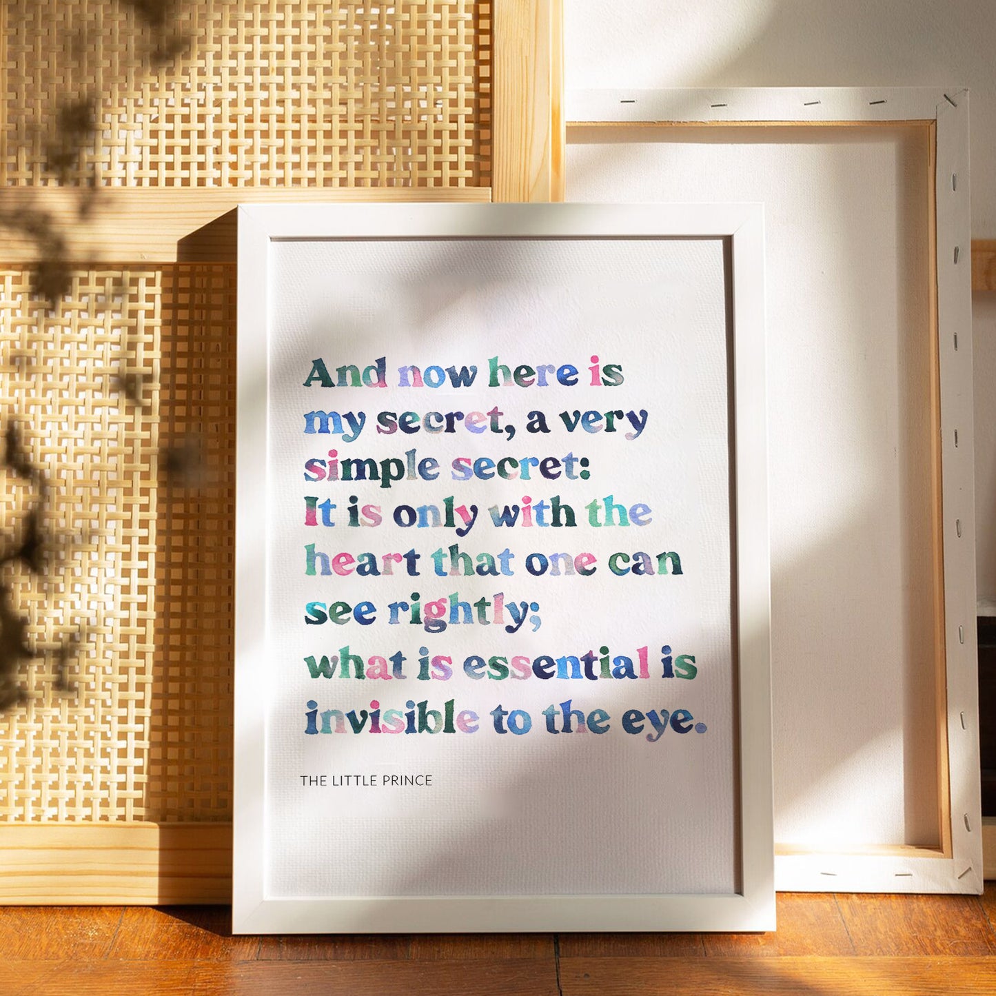 the little prince quote art print