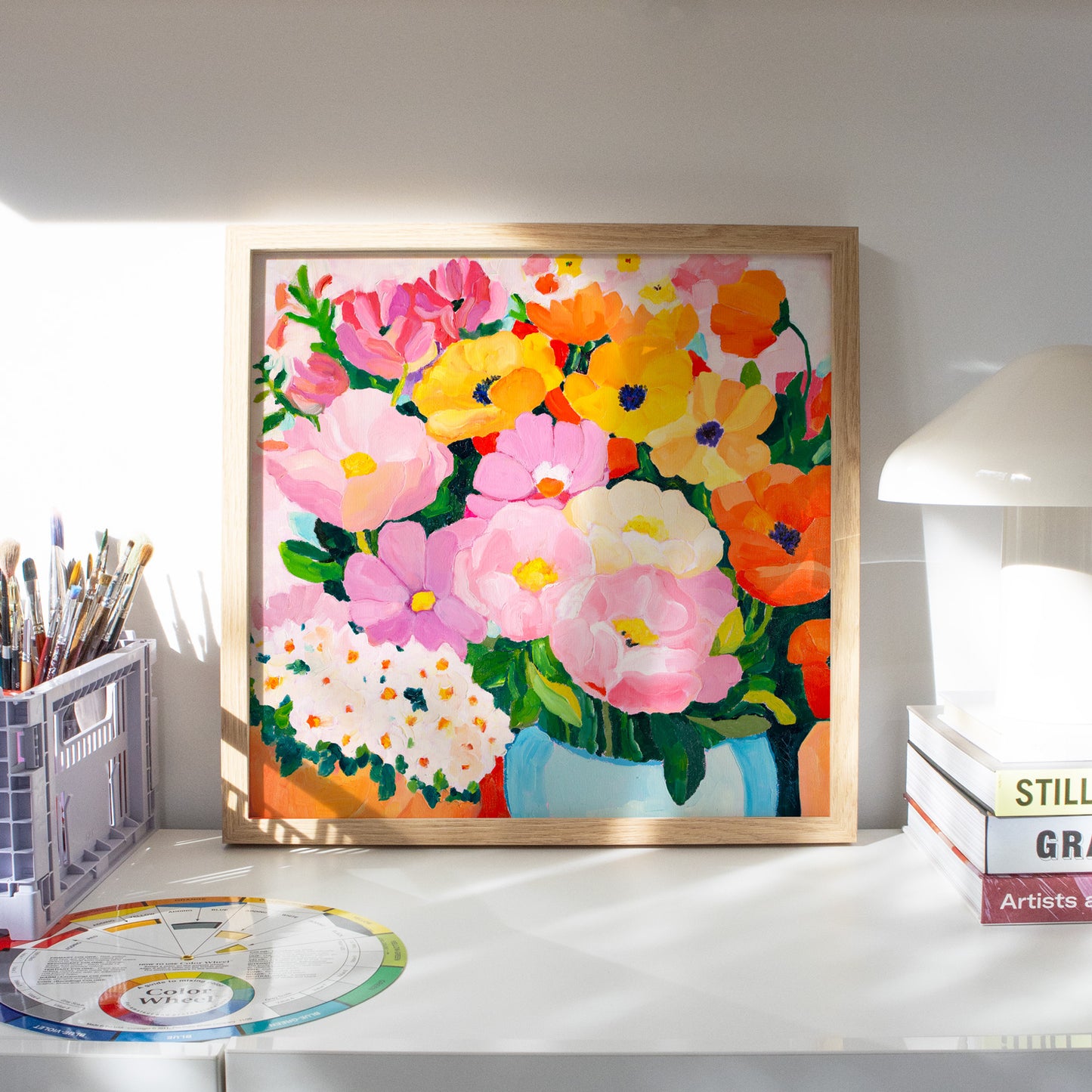 Market Day Flowers Print