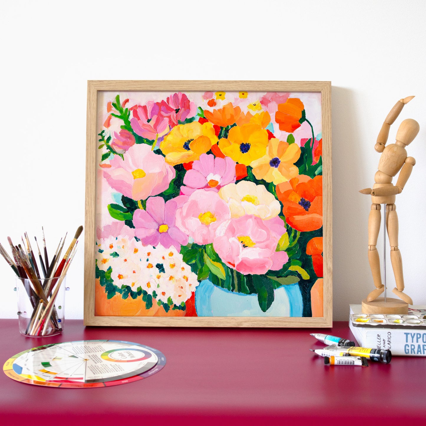 Market Day Flowers Print