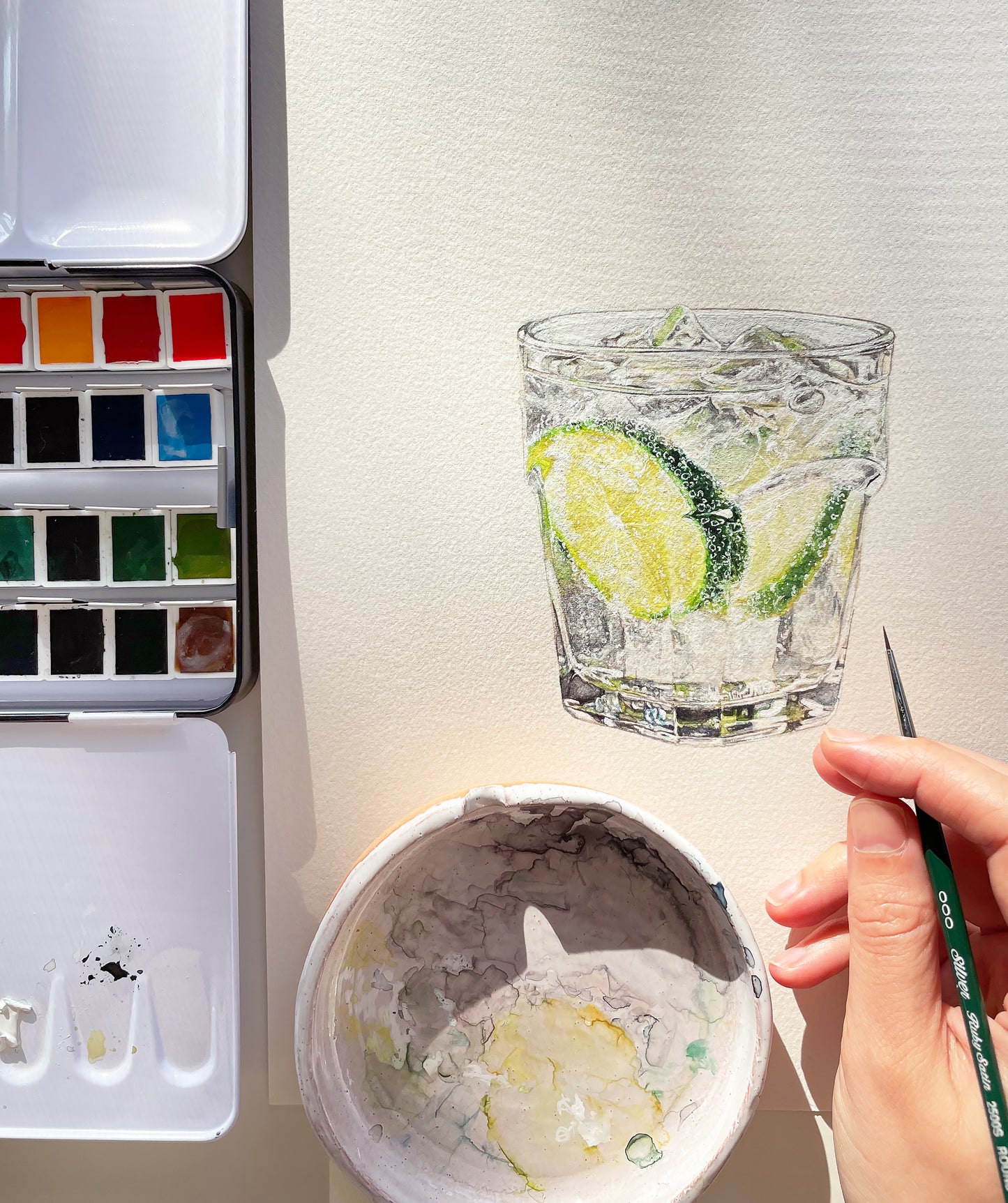 Watercolour Cocktail Commission
