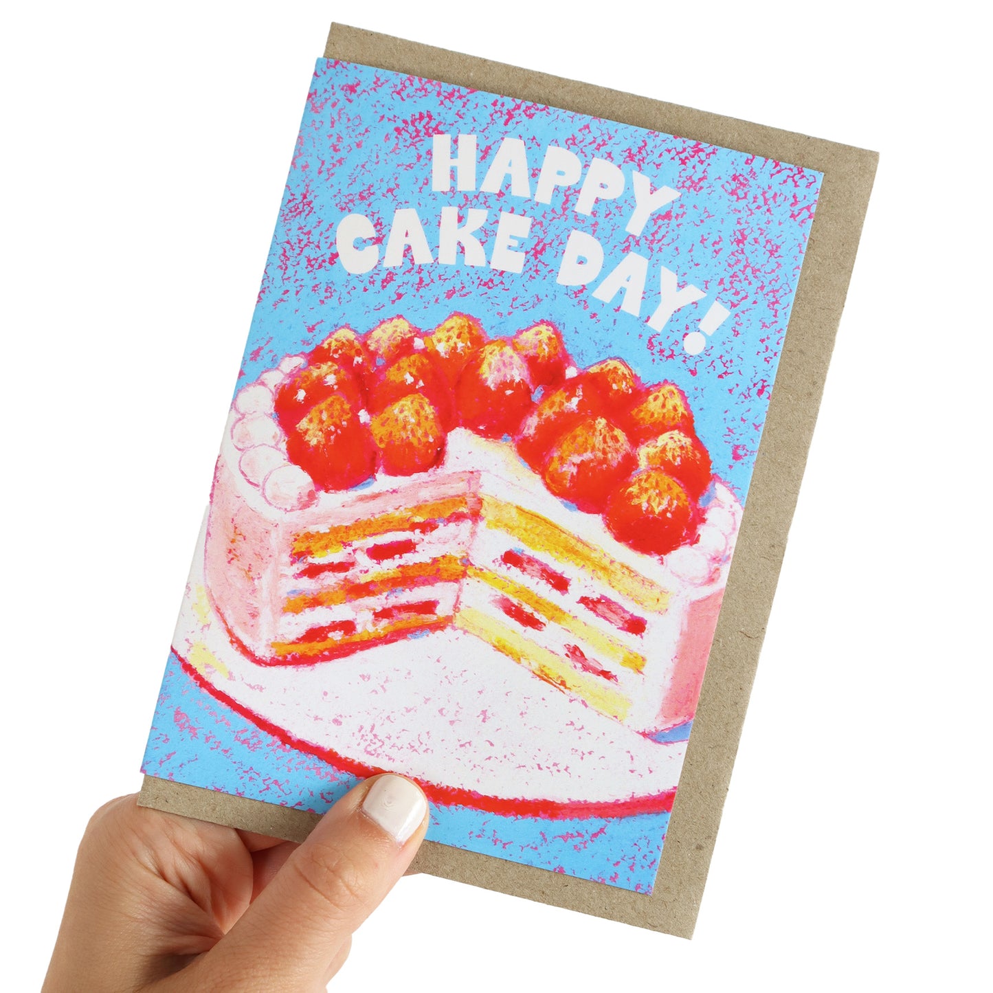 Happy Cake Day - Vibrant Birthday Greeting Card
