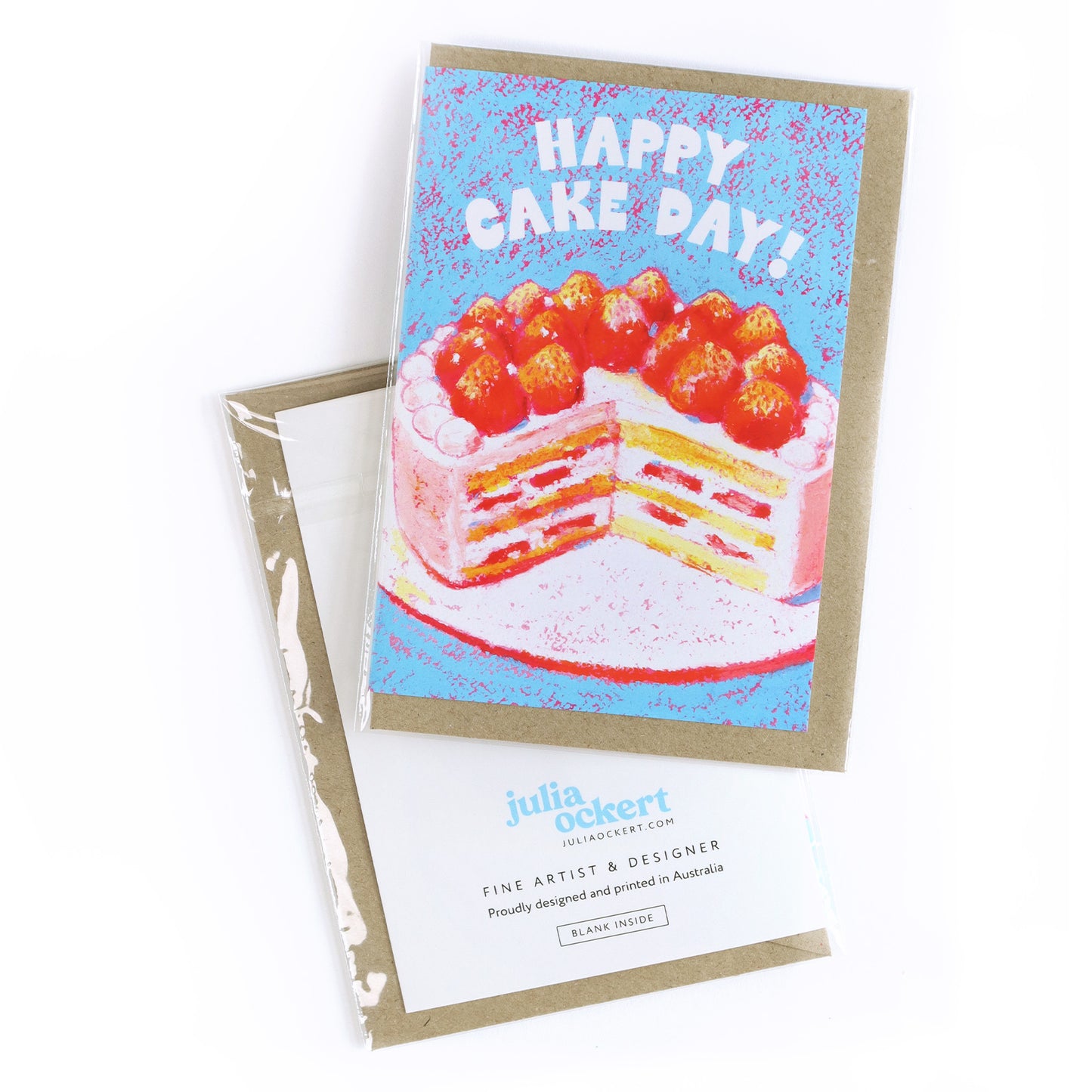 Happy Cake Day - Vibrant Birthday Greeting Card