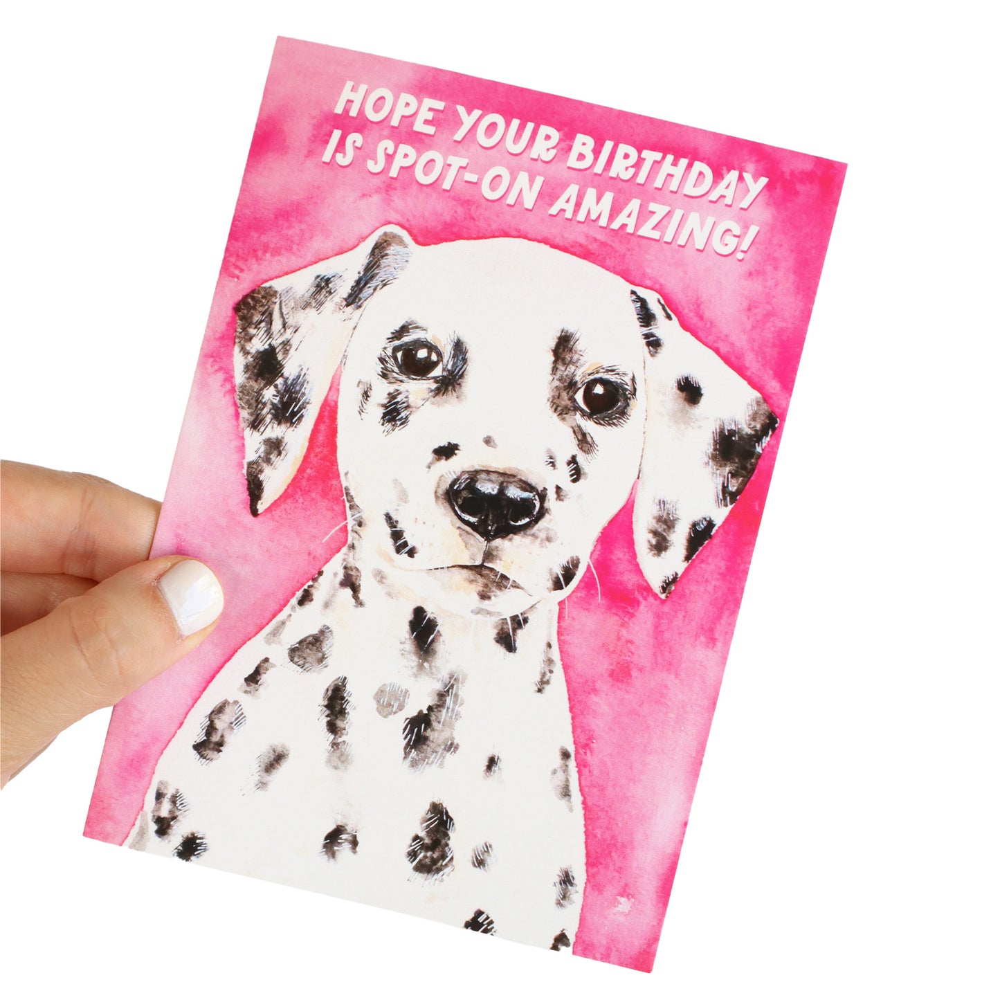 Spot-On Dalmatian Pun Birthday Greeting Card