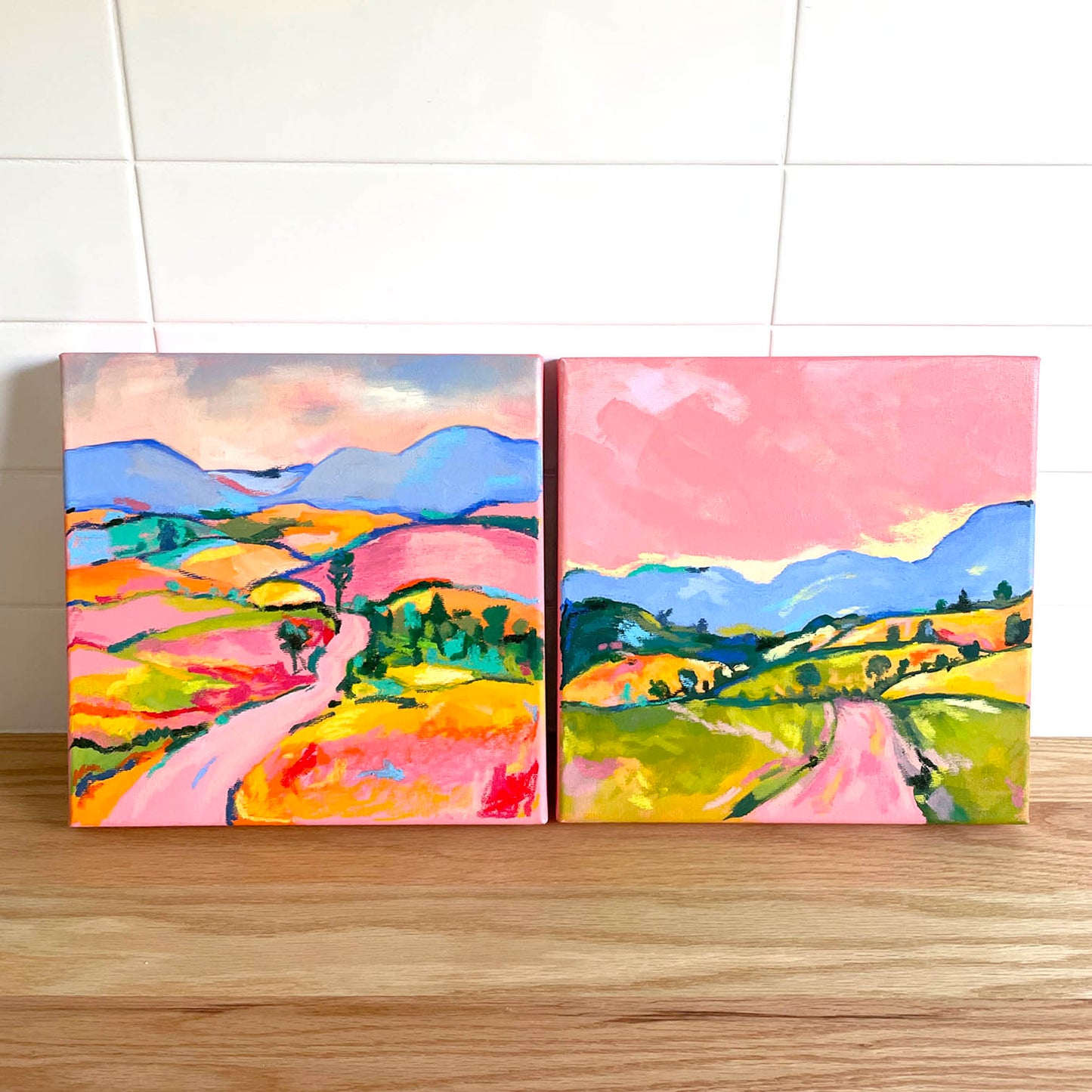Pastel Landscape V1 Original Painting
