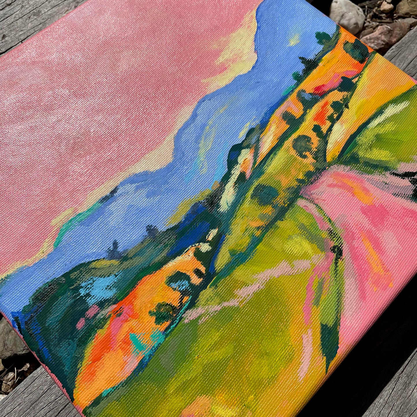 Pastel Landscape V1 Original Painting