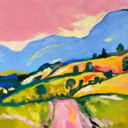 Pastel Landscape V1 Original Painting