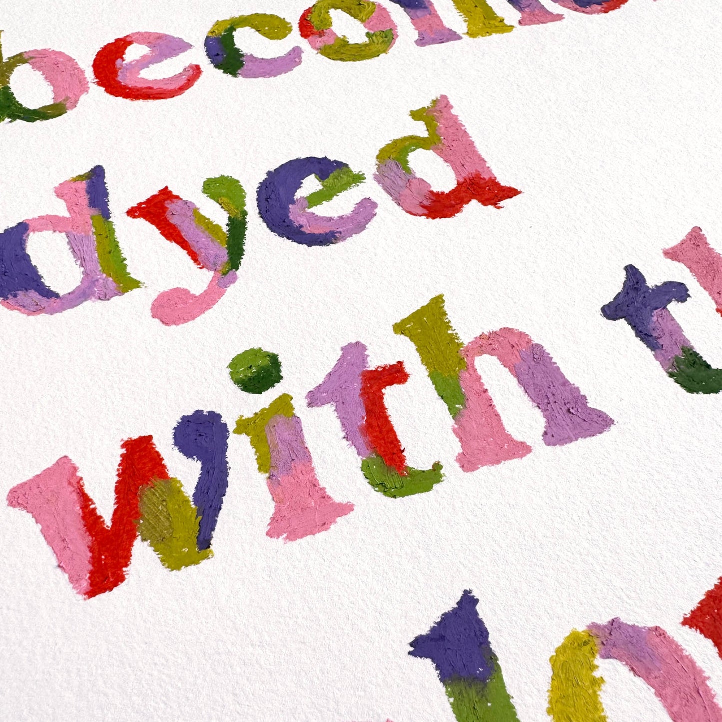 Watercolour Quote Commission