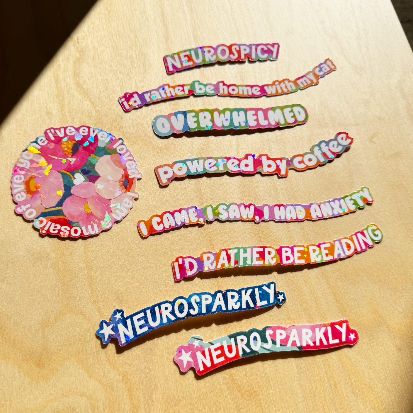 I'd Rather Be Home With My Dog - Funny Type Sticker