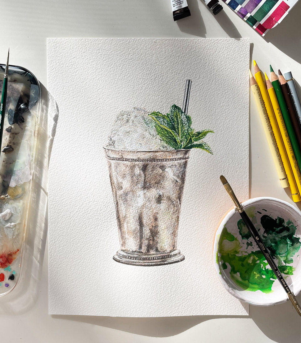 Watercolour Cocktail Commission
