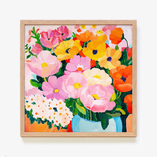 Market Day Flowers Print