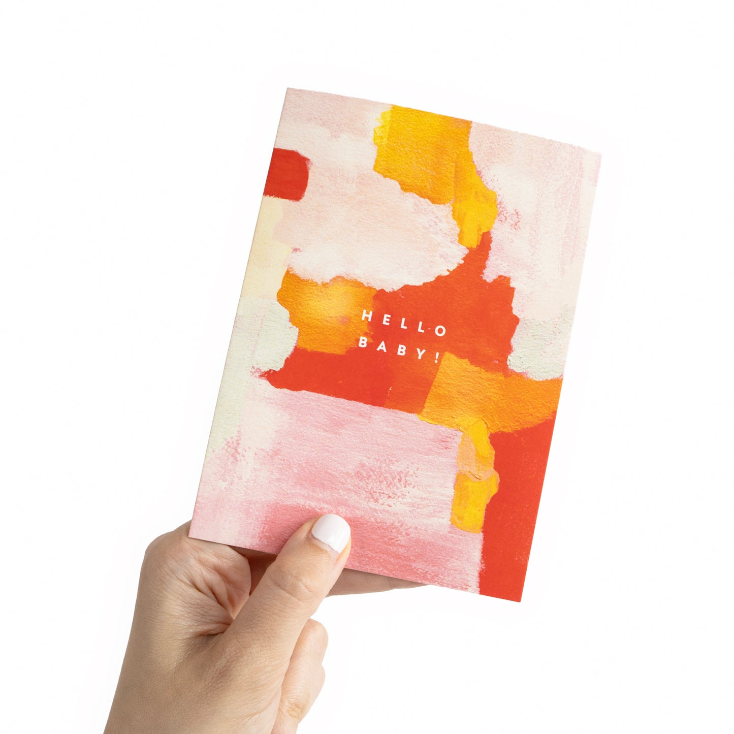 Hello Baby! Abstract Greeting Card