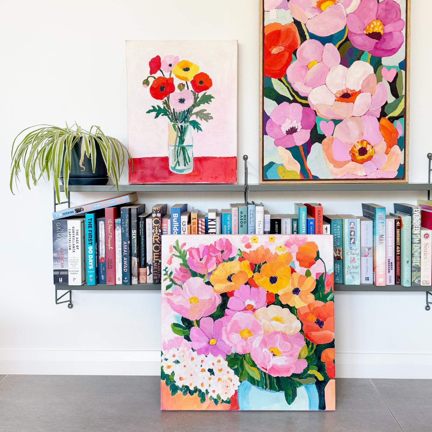 Market Day Flowers Original Artwork