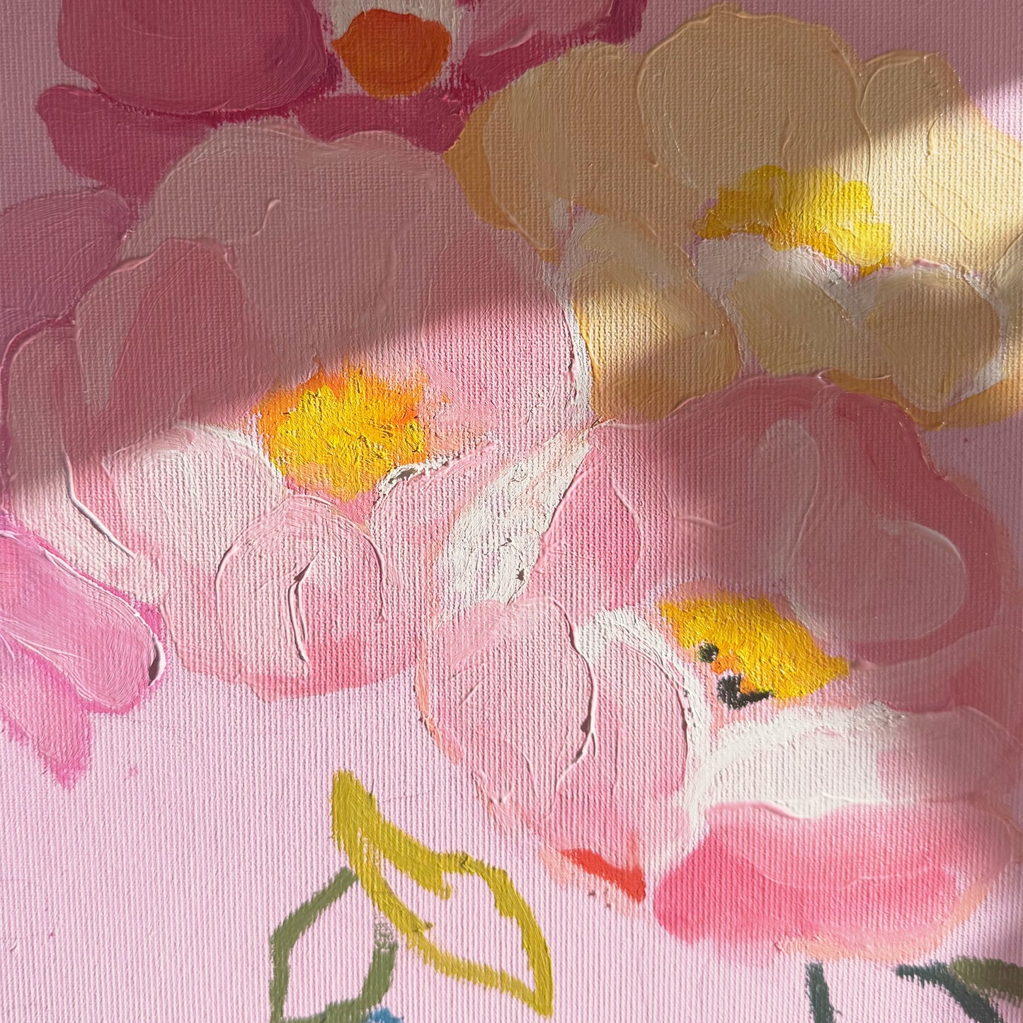 Market Day Flowers Original Artwork