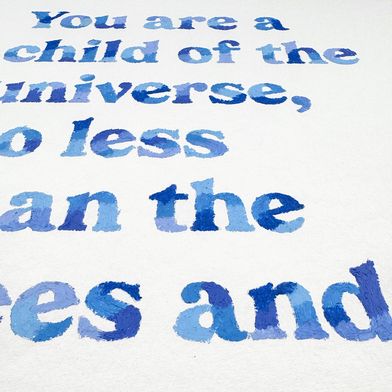 Child Of The Universe Original Quote Artwork