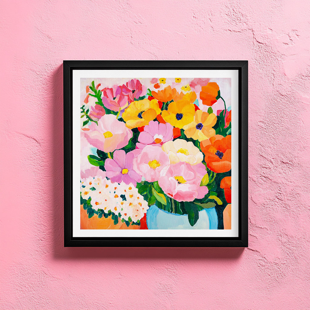 Market Day Flowers Print