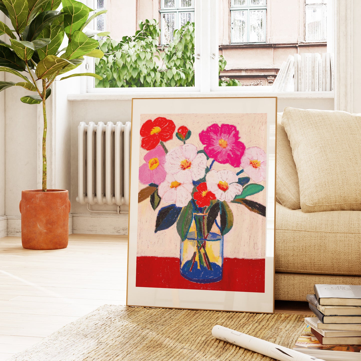 Gathered Garden Bouquet Print