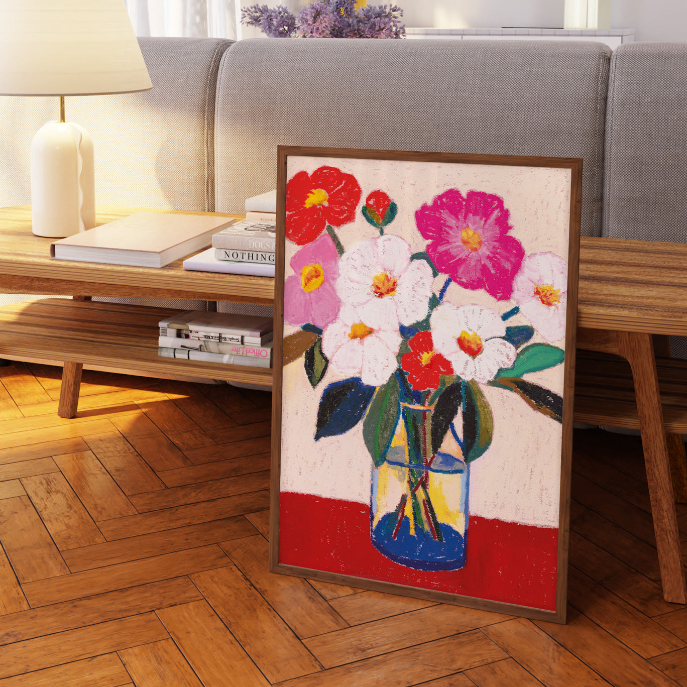 Gathered Garden Bouquet Print