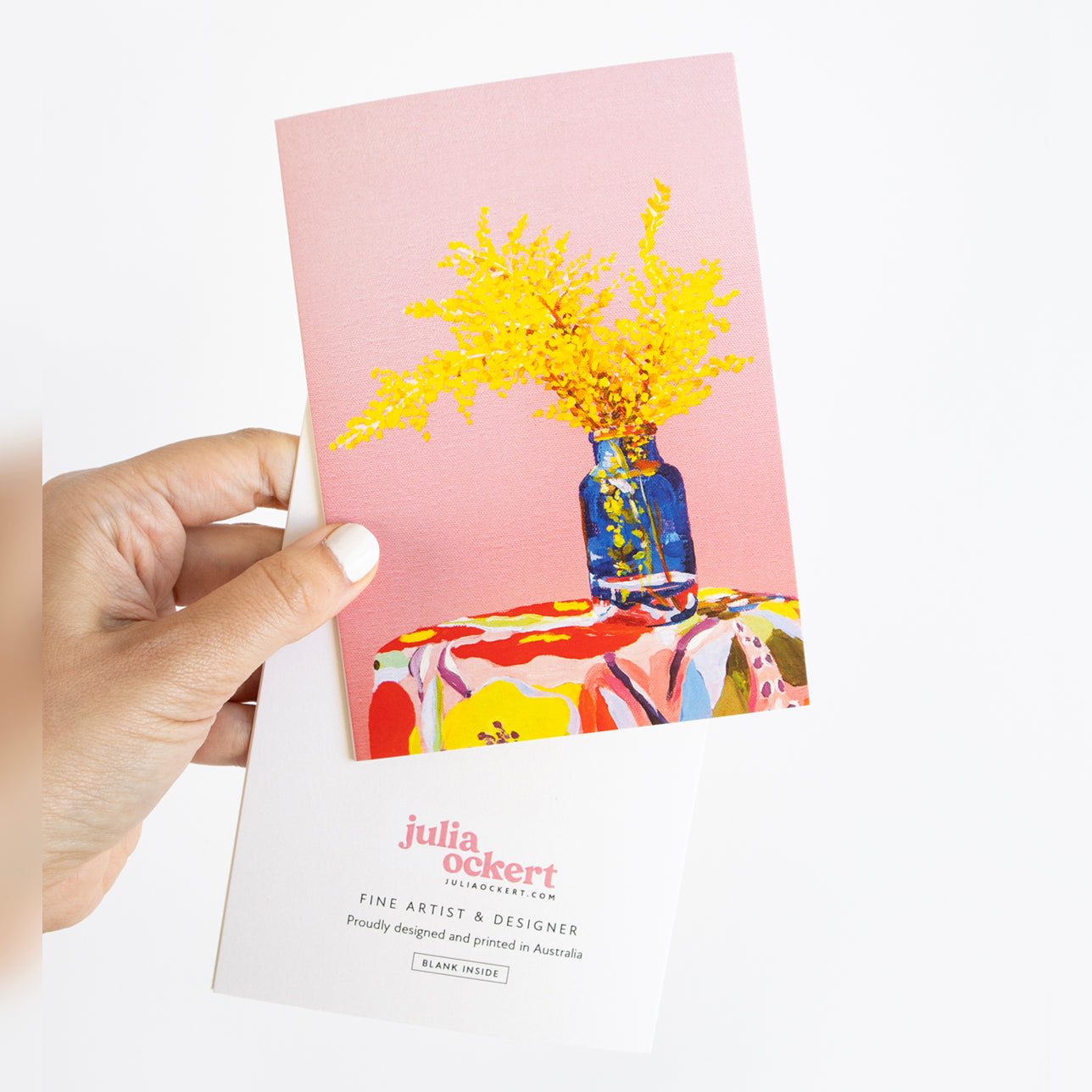 Pink Wattle Greeting Card