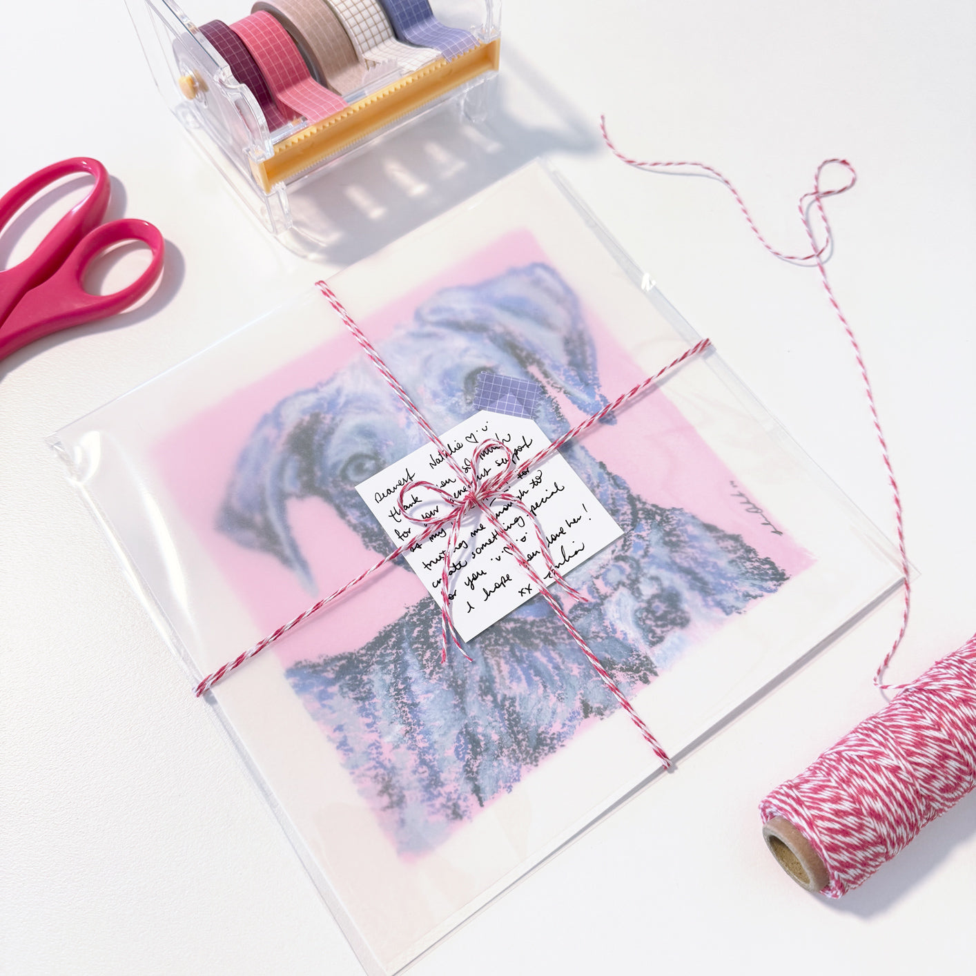 Oil Pastel Pet Commission