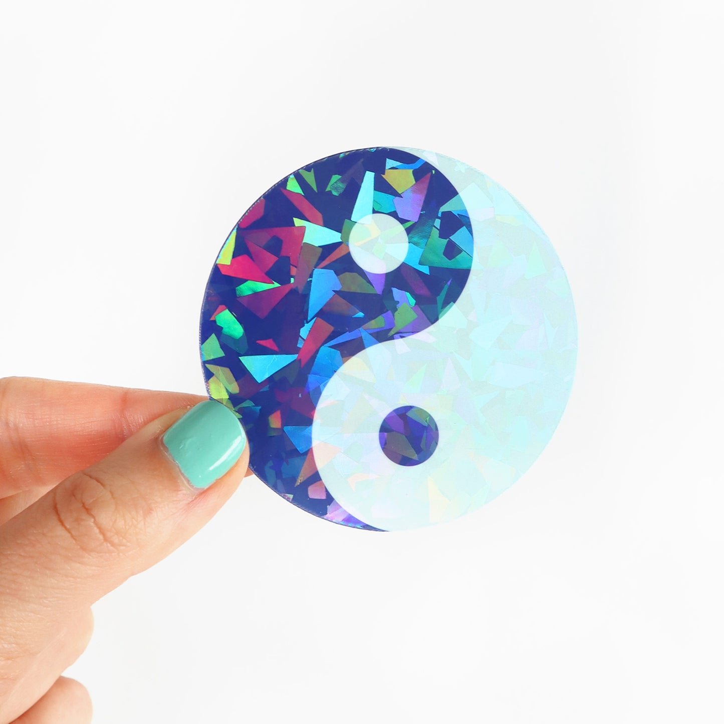 Colourful Yin-Yang Glitter Stickers (6 Colours)