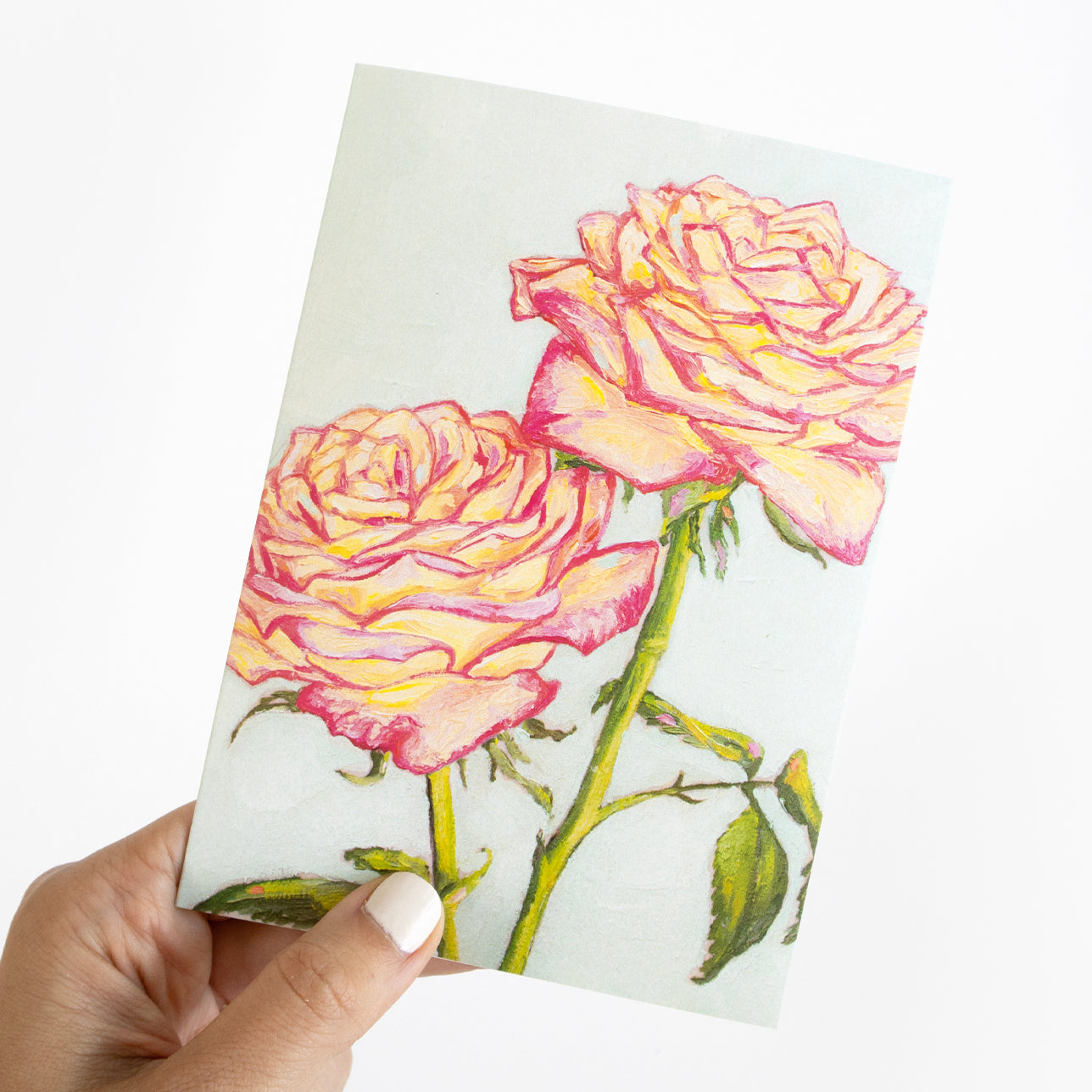 Yellow Roses Greeting Card