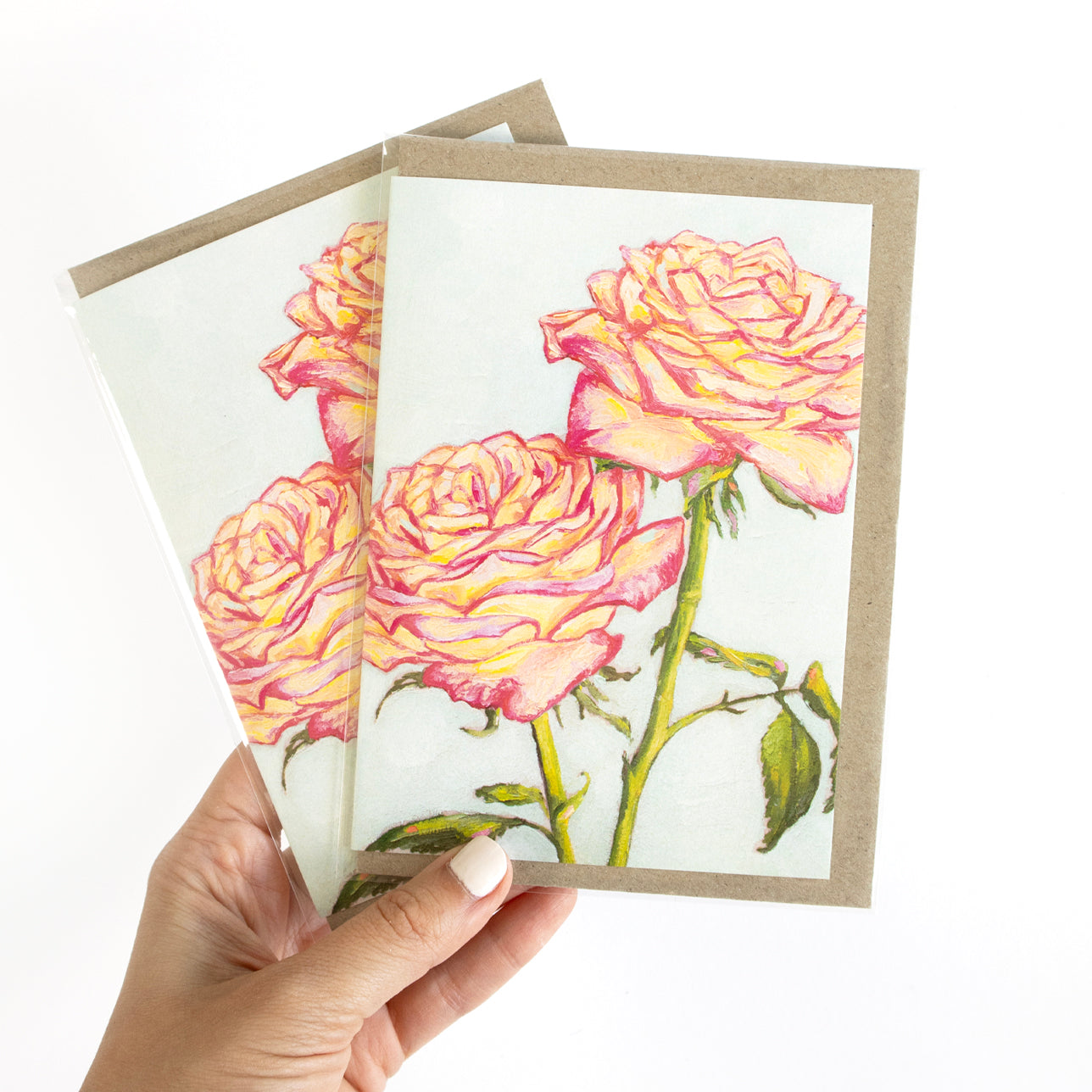 Yellow Roses Greeting Card