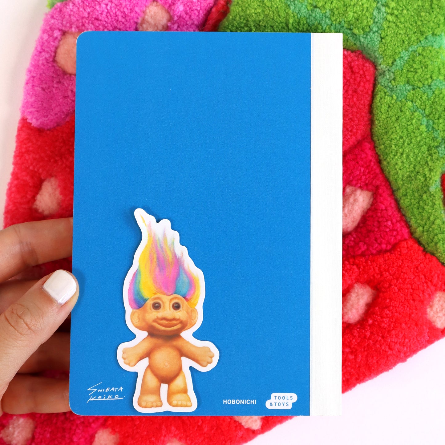 90s Rainbow Troll Doll Holo Vinyl Sticker