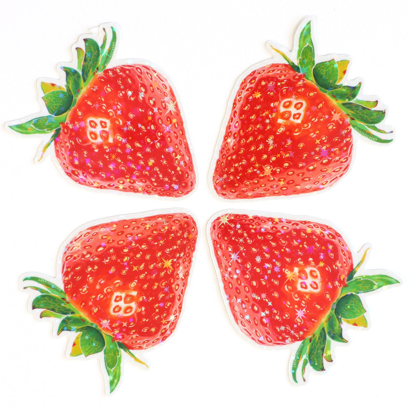 Strawberry Sparkles Sticker