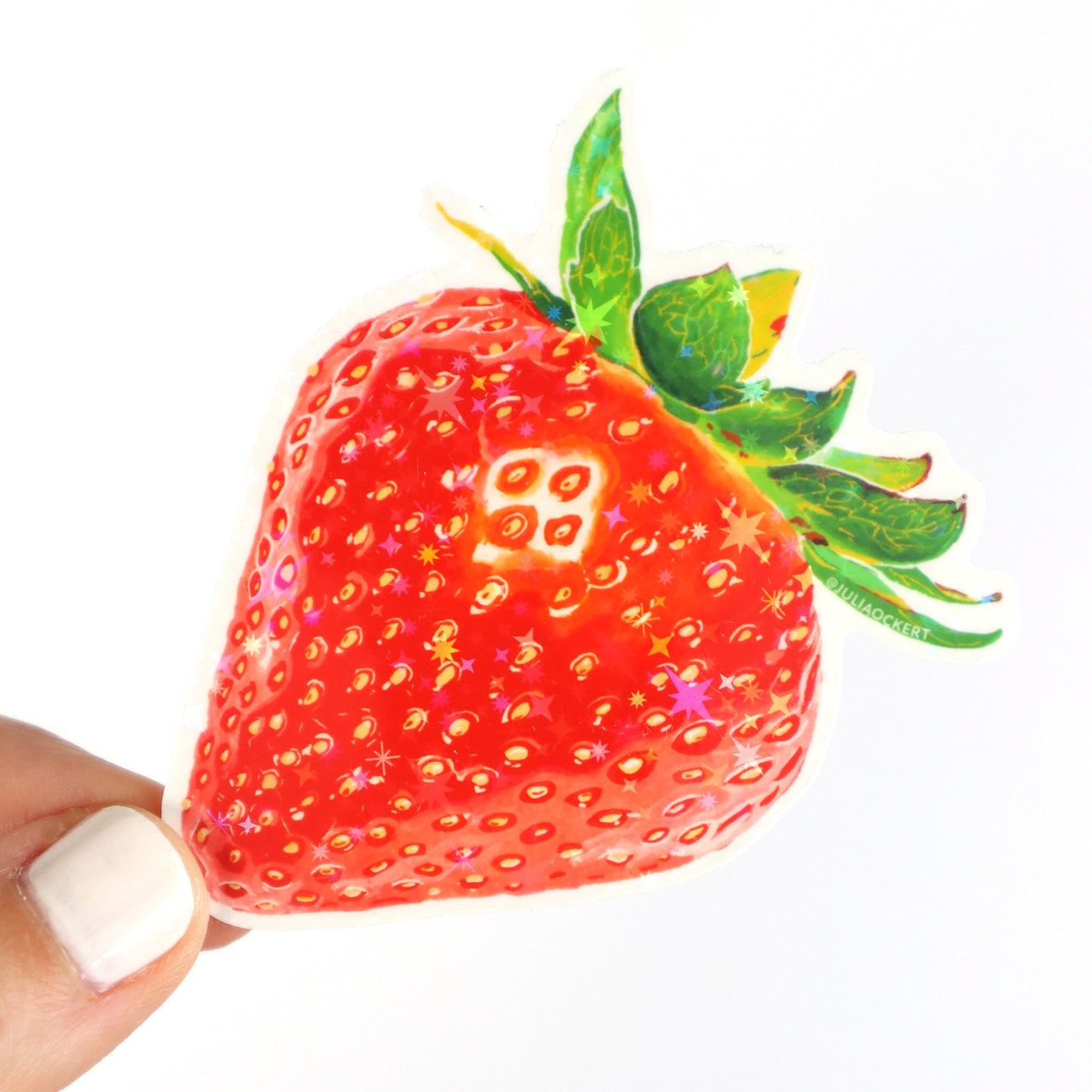 Strawberry Sparkles Sticker