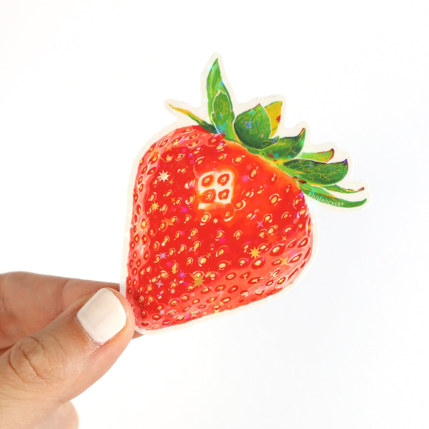 Strawberry Sparkles Sticker