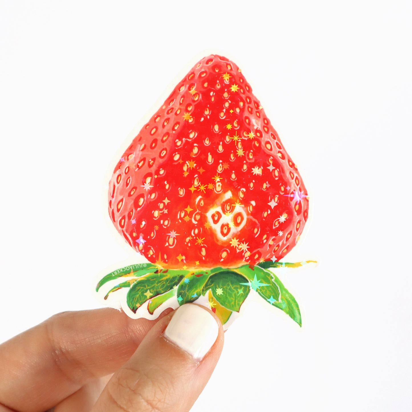 Strawberry Sparkles Sticker