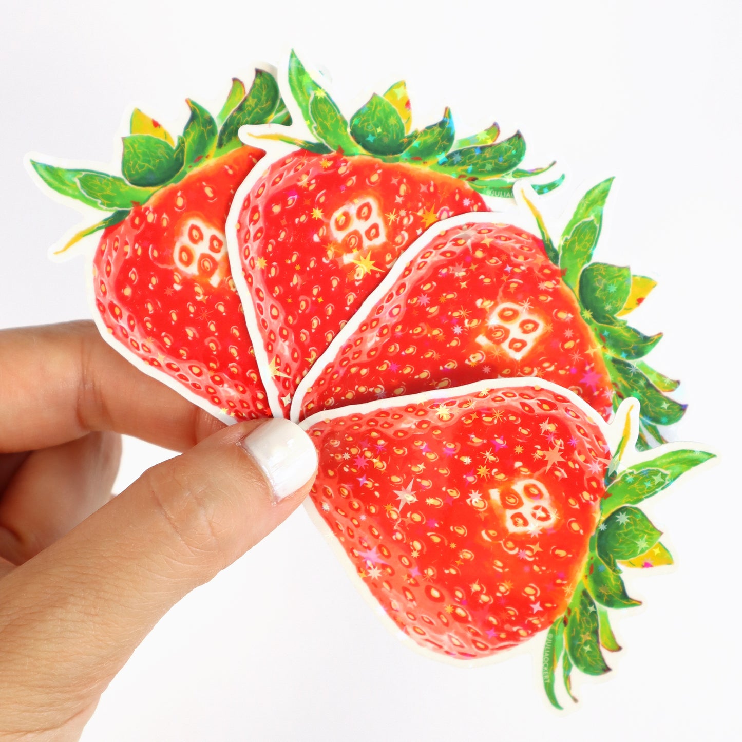 Strawberry Sparkles Sticker