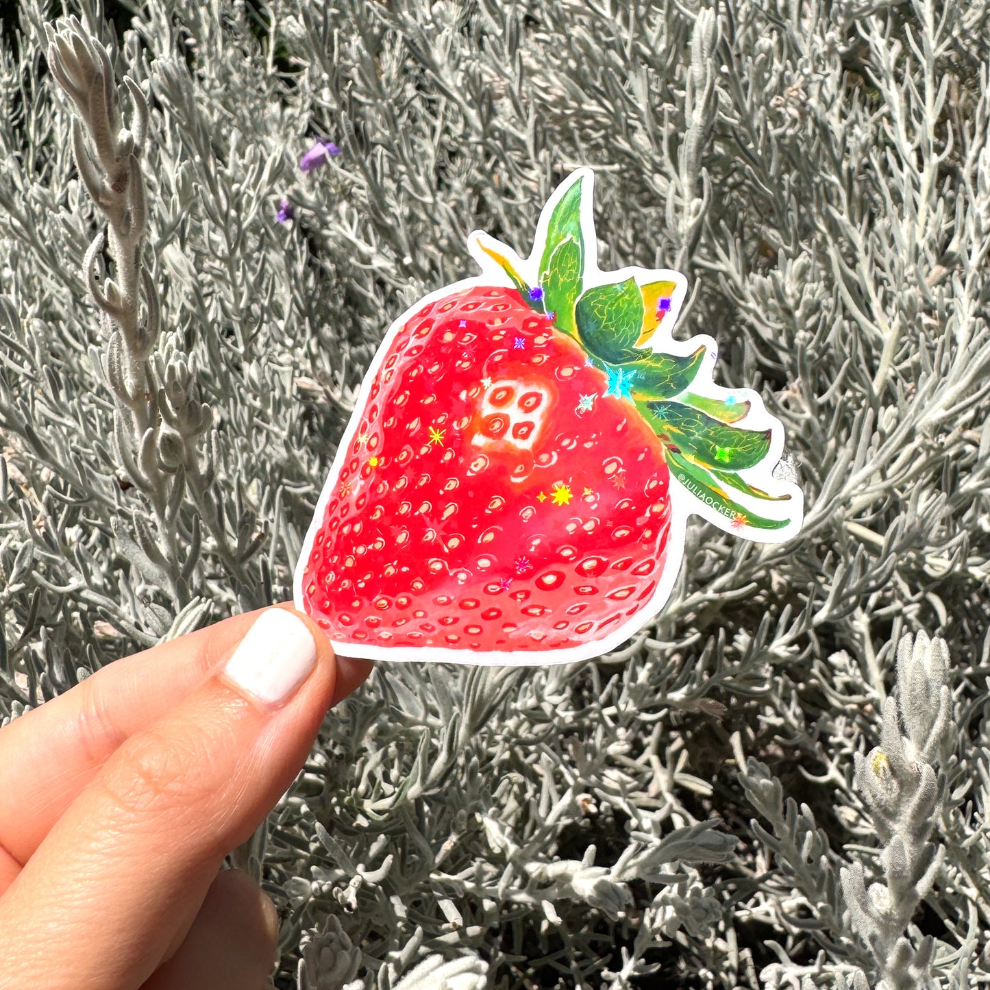 Strawberry Sparkles Sticker