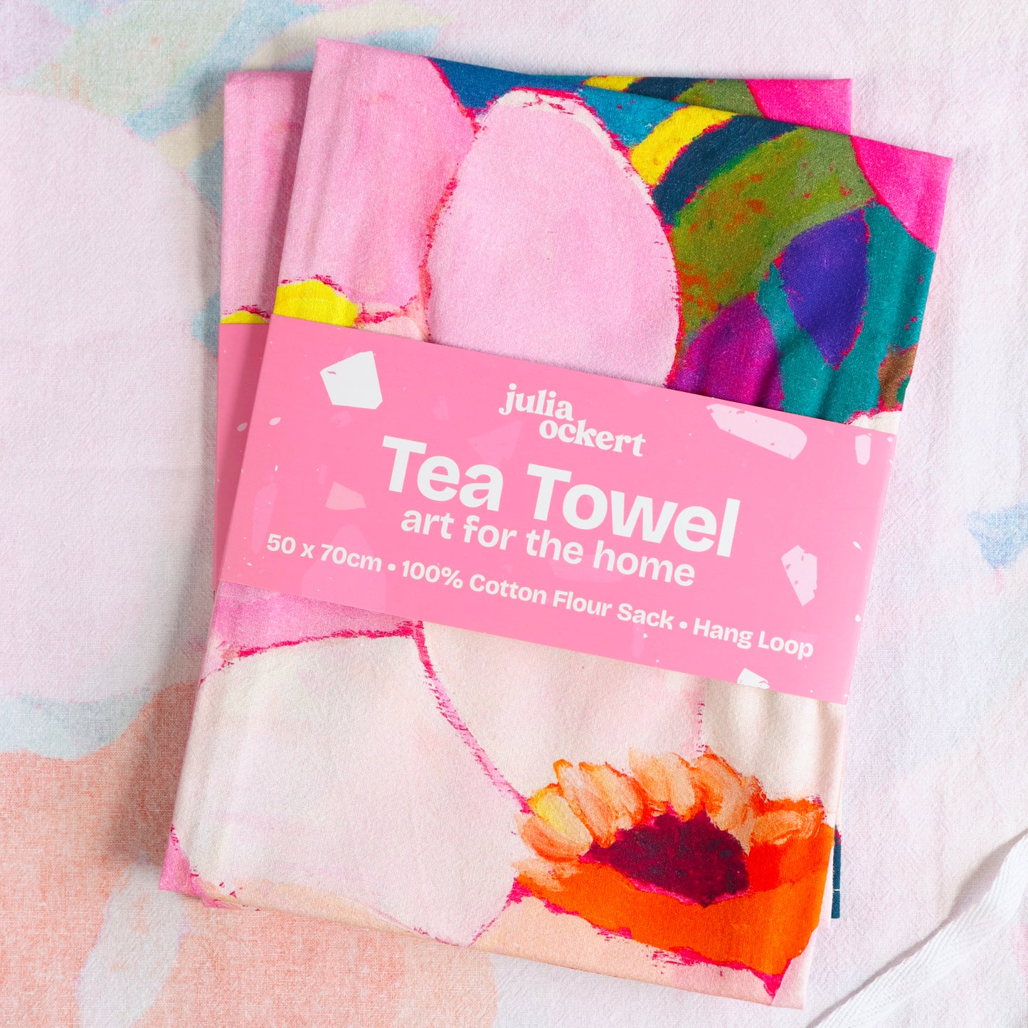 Flowerverse Tea Towel